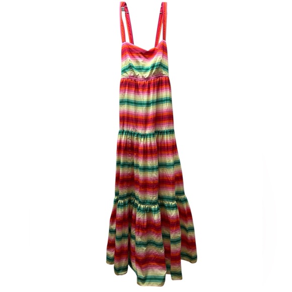 J. Crew Dresses & Skirts - J. Crew Multicolor Striped Maxi Dress